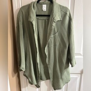 Beach Button-up Cover Up